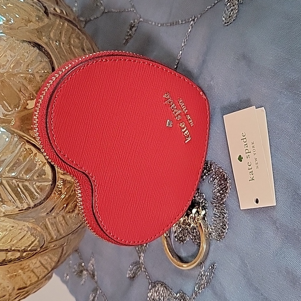 Kate Spade Red Heart Coin Pouch